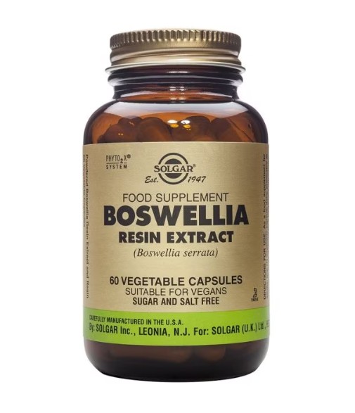 Solgar Boswellia Extracto de Resina 60 Cápsulas Vegetales