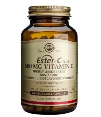 Solgar Ester C® Plus Vitamina C / Bioflavonoides Cítricos Complex 100 Cápsulas Vegetales