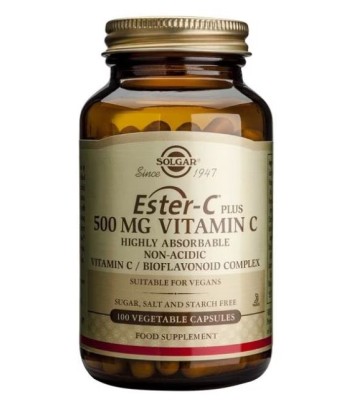 Solgar Ester C® Plus Vitamin C / Citrus Bioflavonoids Complex 100 Vegetable Capsules