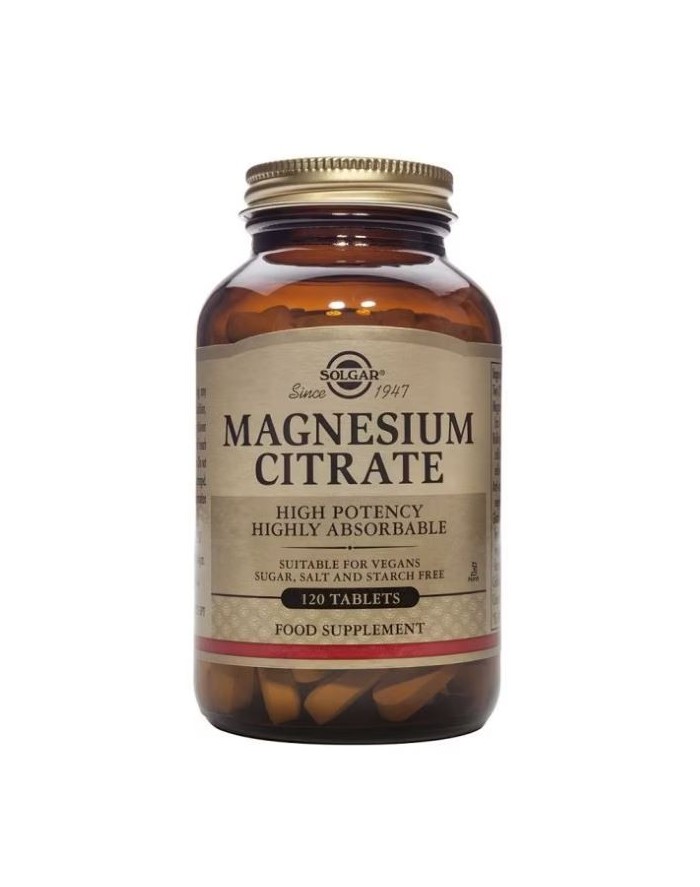 Solgar Magnesium Citrate 120 tablets