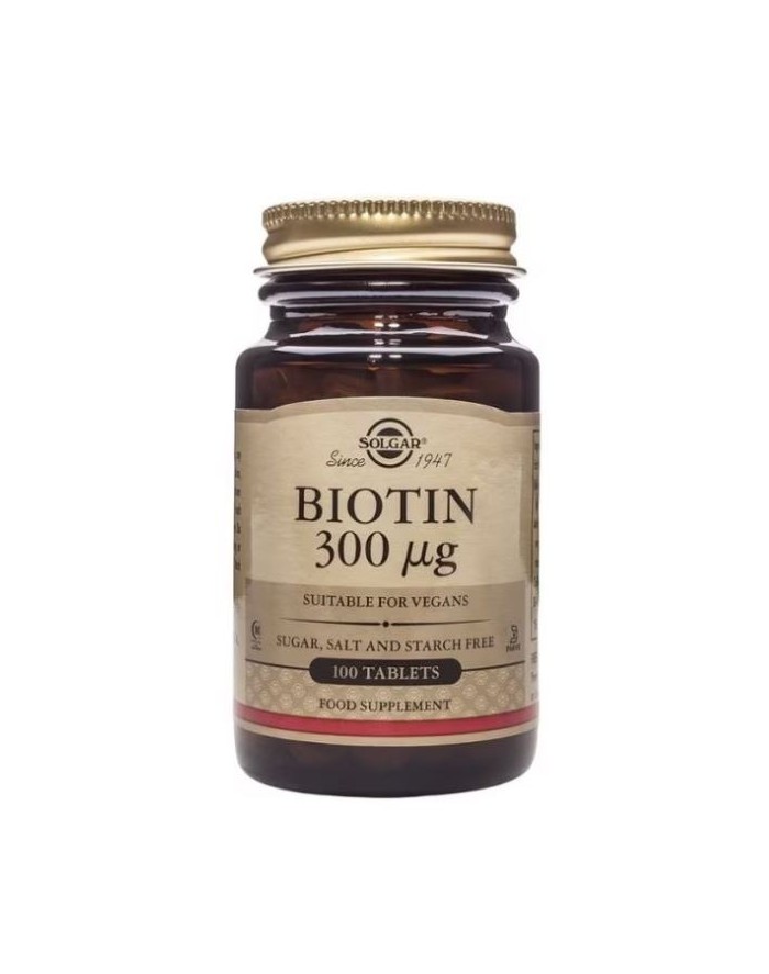 Solgar Biotina 300 μg 100 comprimidos