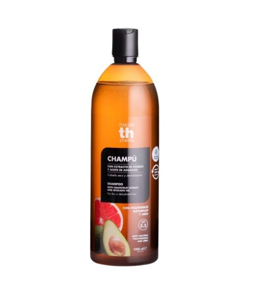 TH Pharma Nature Champú Extracto de Pomelo y Aceite de Aguacate 1 Litro