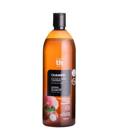 TH Pharma Nature Camellia Oil and Macadamia Shampoo 1 Liter