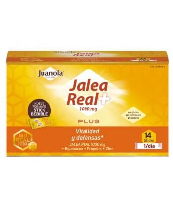 Juanola Jalea Real Plus 1000 mg Vitalidad y Defensas 14 Sticks