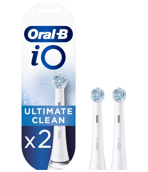 Oral B Recambio Cepillo Dental Eléctrico IO Ultimate Clean 2 unidades