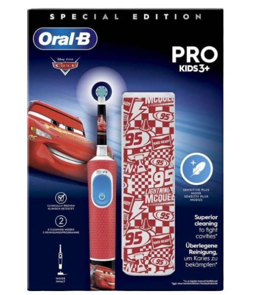 Oral B PRO Kids Cars 3+ Electric Toothbrush