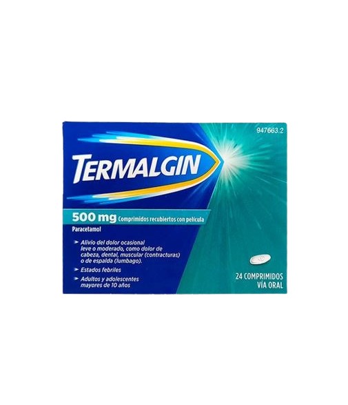 Termalgin 500 mg 24 Comprimidos Recubiertos con Película