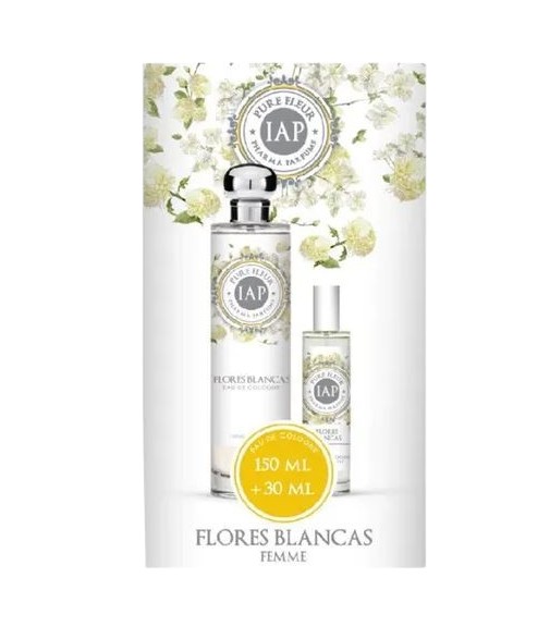 IAP Pharma Pack Pure Fleur Eau Cologne Flores Blancas 150 ml + 30 ml