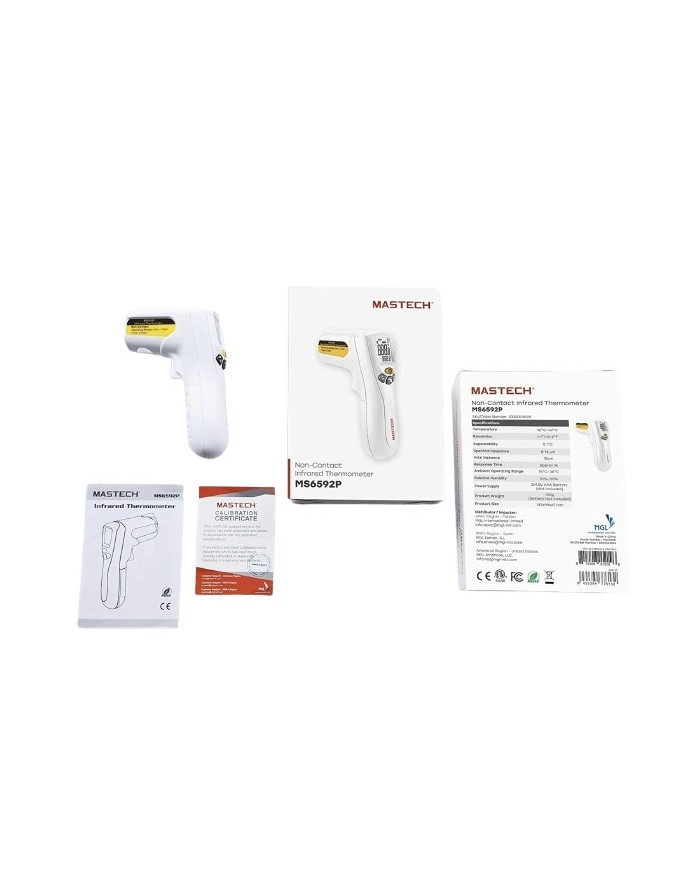 Mastech Non-Contact Infrared Thermometer MS6591P