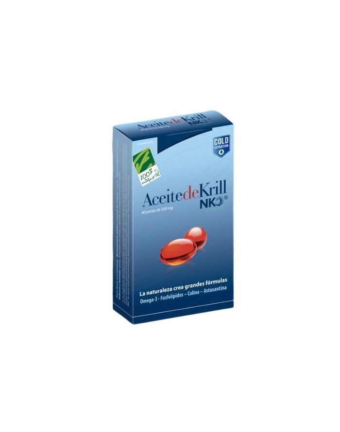 100% Natural Krill Oil NKO 40 Capsules
