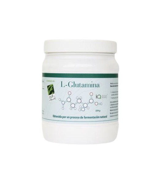100% Natural-Glutamina Polvo 504 gramos