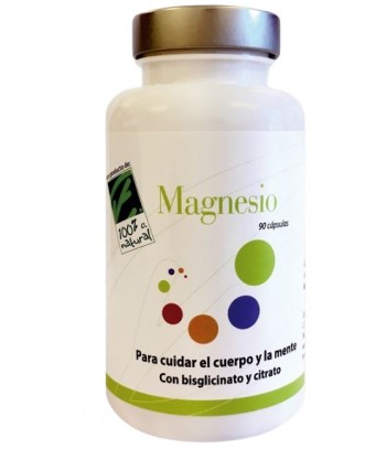 100% Natural Magnesio 90 Càpsulas