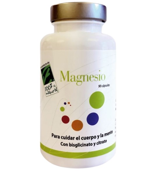 100% Natural Magnesio 90 Càpsulas