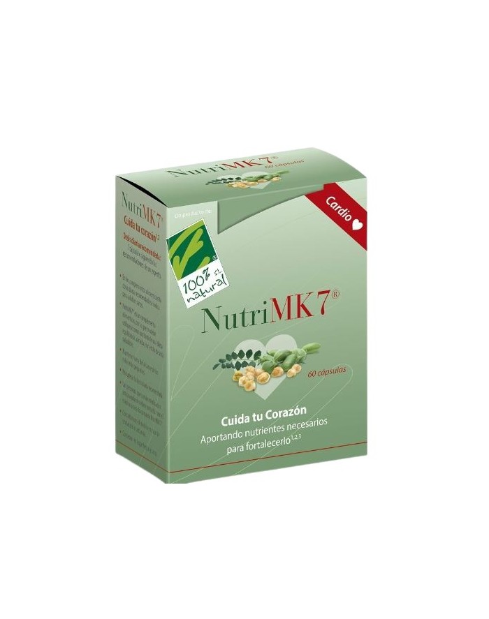 100% Natural Nutrimk7 Cardio 60 Cápsulas