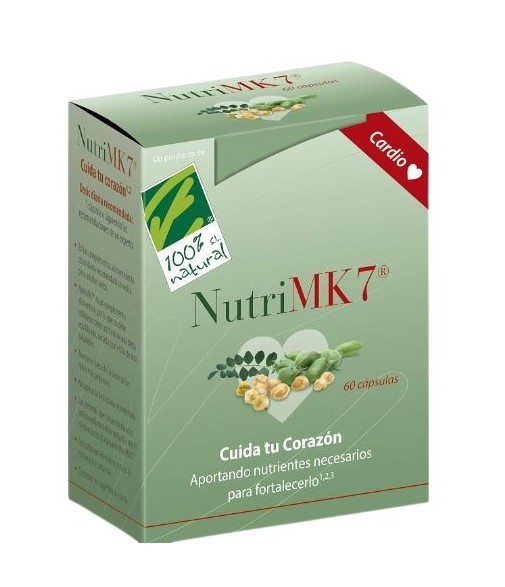 100% Natural Nutrimk7 Cardio 60 Cápsulas