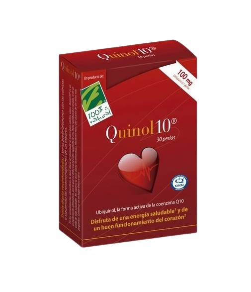 100% Natural Quinol10 100 mg 30 Cápsulas