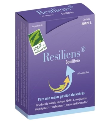 100% Natural Resiliens Equilibrio 60 Capsules