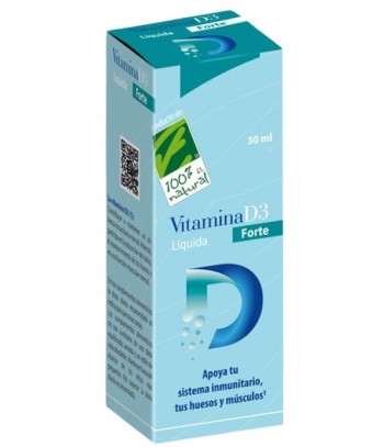 100% Natural Vitamina D Forte 30 ml