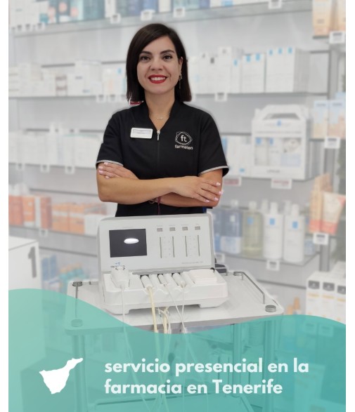 Dermoanalysis and dermocosmetic advice service at Farmacia Tenerife