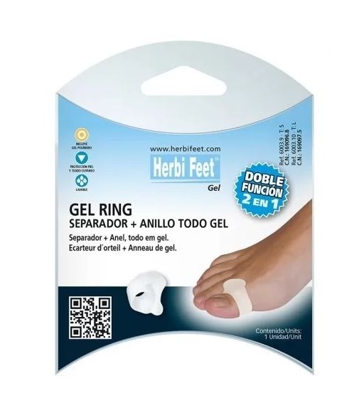 Herbi Feet Gel Ring Separador + Anillo T/L