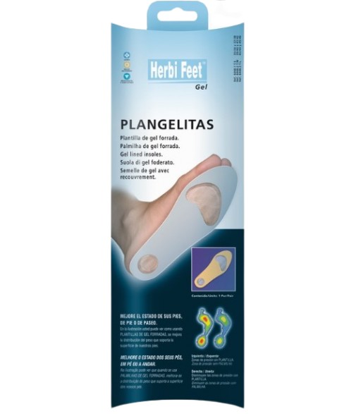 Herbi Feet Plantilla Plangelitas Zona Talón y Metatarsos T/M