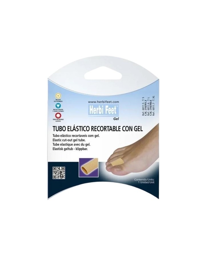 Herbi Feet Tubo Elástico Recortable con Gel T/S