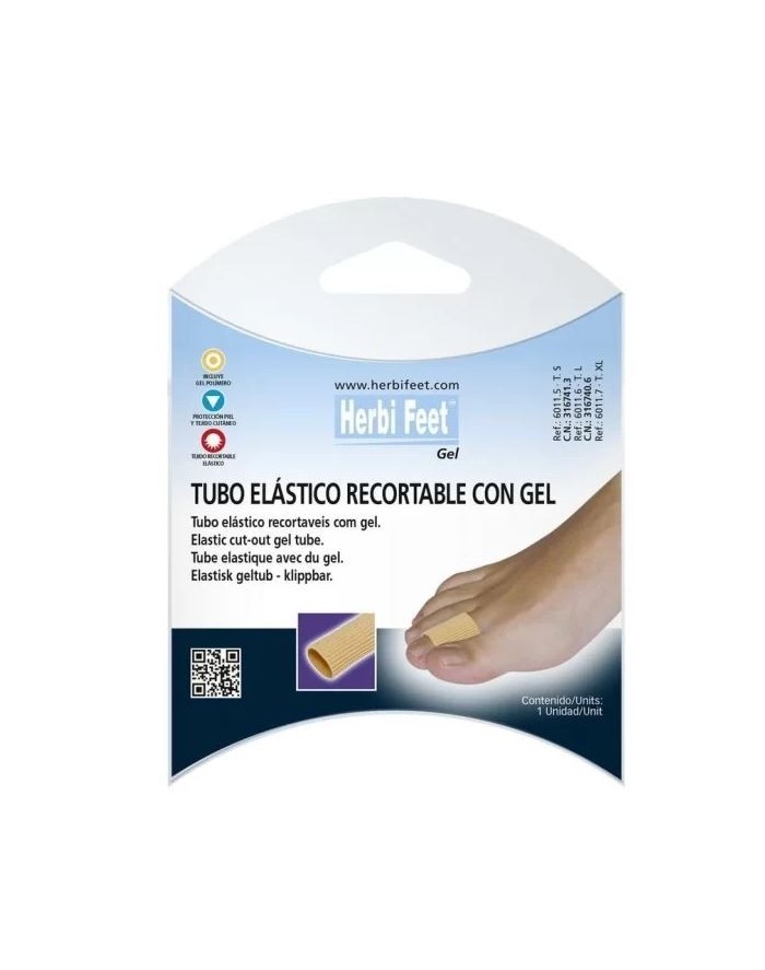 Herbi Feet Tubo Elástico Recortable con Gel T/L