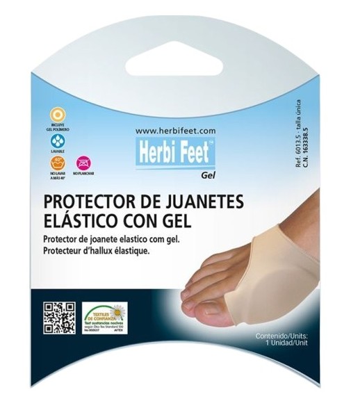 Herbi Feet Protector de Juanete Elástico Con Gel
