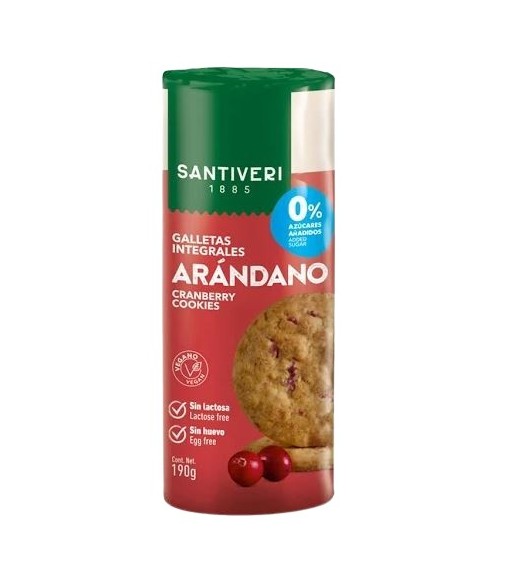 Santiveri Whole Wheat Blueberry Cookies 190 g