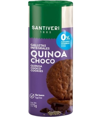 Santiveri Galletas Integrales Quinoa Choco 175g