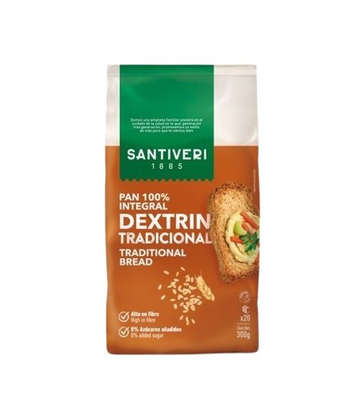 Santiveri Pan Dextrin Tostadas Tradicional 300 g 20 Unidades