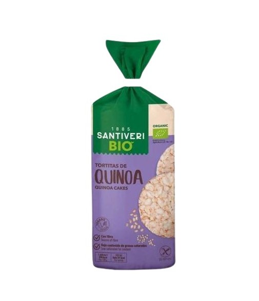 Santiveri Tortitas de Arroz con Quinoa 100g 18 Unidades