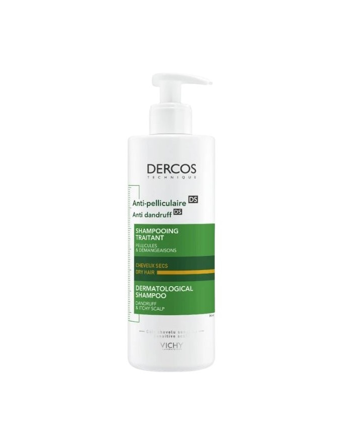 Vichy Dercos Technique Anti-Dandruff Shampoo for Dry Hair 390ml