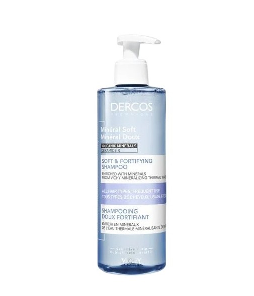 Vichy Dercos Technique Mineral Soft Gentle and Fortifying Shampoo 400 ml