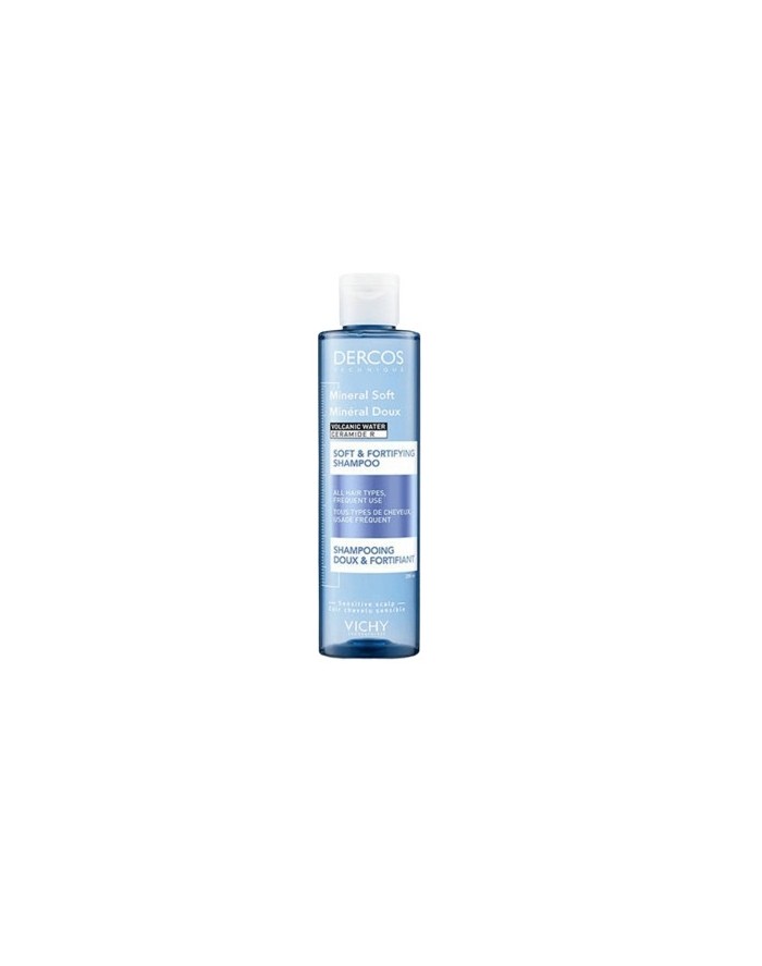 Vichy Technique Mineral Suave Agua Volcánica Ceramida R Champú Suave Fortificante 200ml