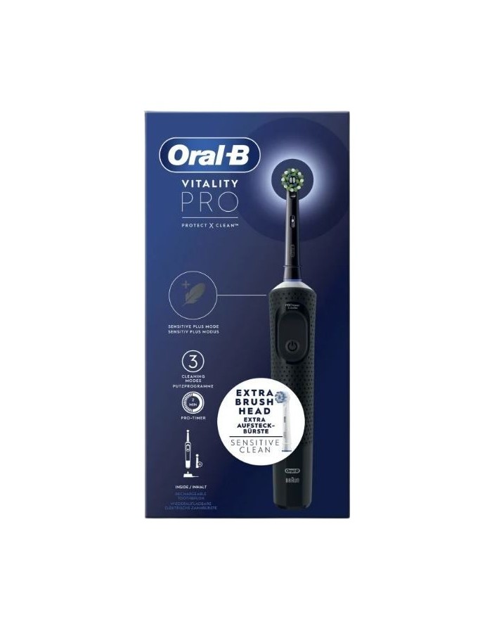 Oral-B Vitality PRO Rechargeable Electric Toothbrush Black