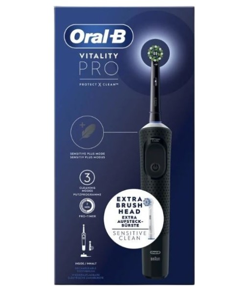 Oral-B Cepillo Eléctrico Recargable Vitality PRO Negro
