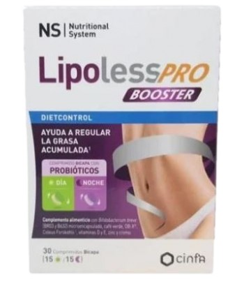 NS Dietcontrol Lipoless Pro Booster 30 Comprimidos