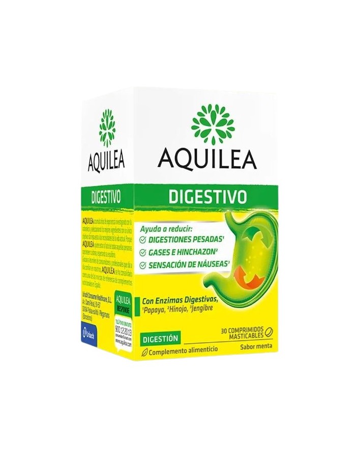 Aquilea Digestive Mint Flavor 30 Chewable Tablets
