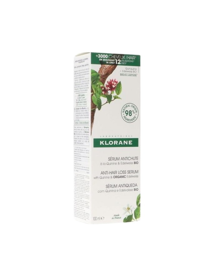 Klorane Sérum Anticaída con Quinina y Edelweiss 100 ml