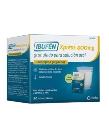 Ibufen Xpress 400 mg 20 Sachets Granules for Oral Solution