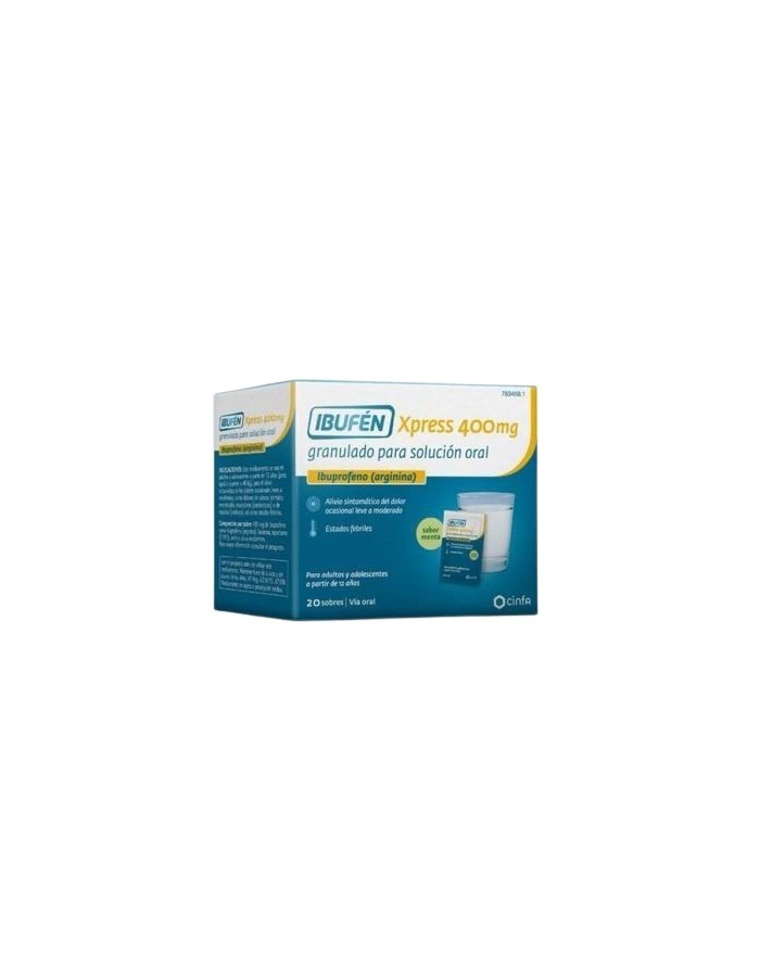 Ibufen Xpress 400 mg 20 Sachets Granules for Oral Solution