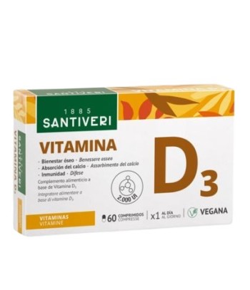 Santiveri Vitamin D3 60 Tablets
