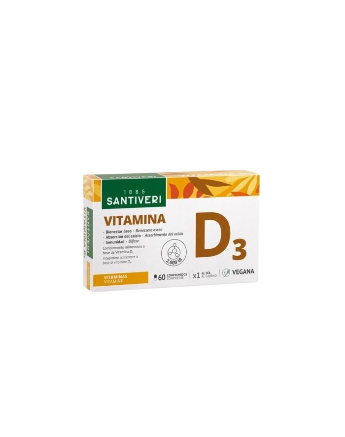 Santiveri Vitamina D3 60 Comprimidos