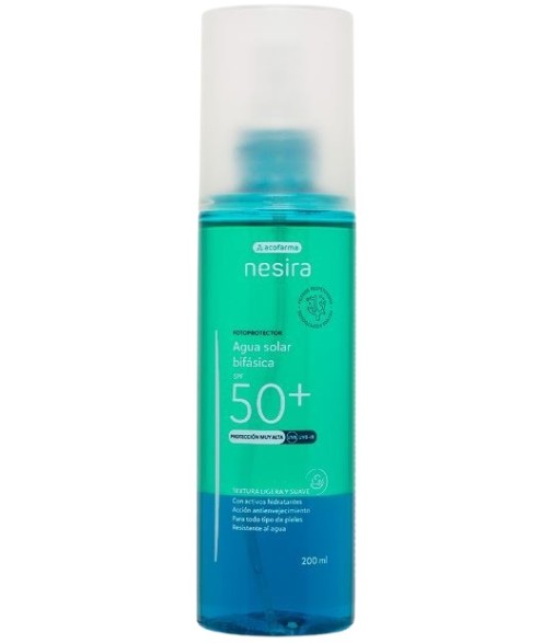 Acofarma Nesira Solar Biphasic Solar Water SPF50+ 200 ml