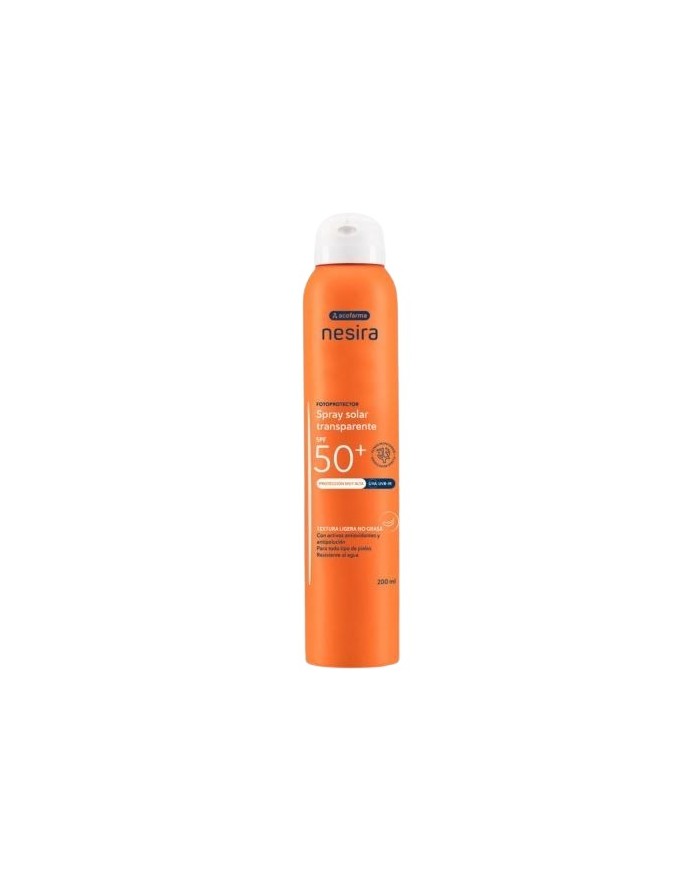 Acofarma Nesira Solar Spray Transparente SPF50+ 200 ml
