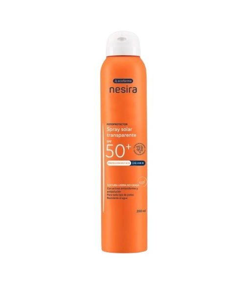 Acofarma Nesira Solar Spray Transparente SPF50+ 200 ml
