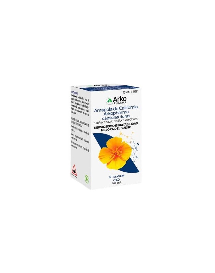 Arkocápsulas Amapola Califor 300 mg 45 cápsulas