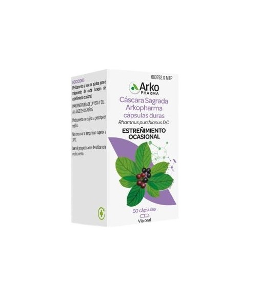 Arkocápsulas Cascara Sagrada 250 mg 50 capsules
