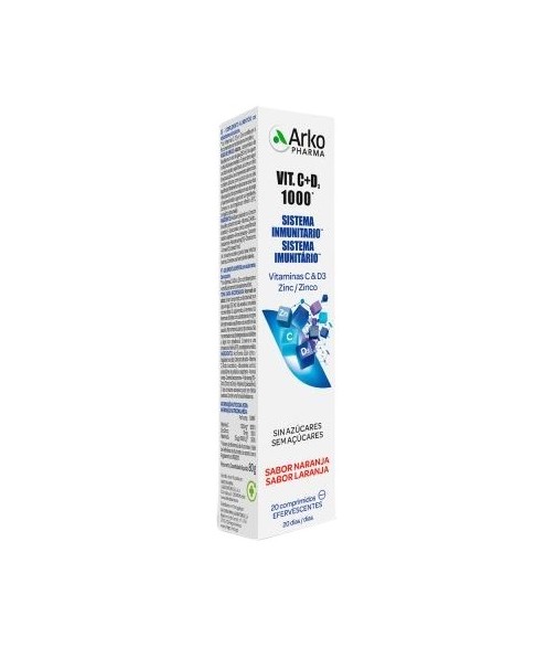 Arko Vitamina C & D3 1000 20 comprimidos